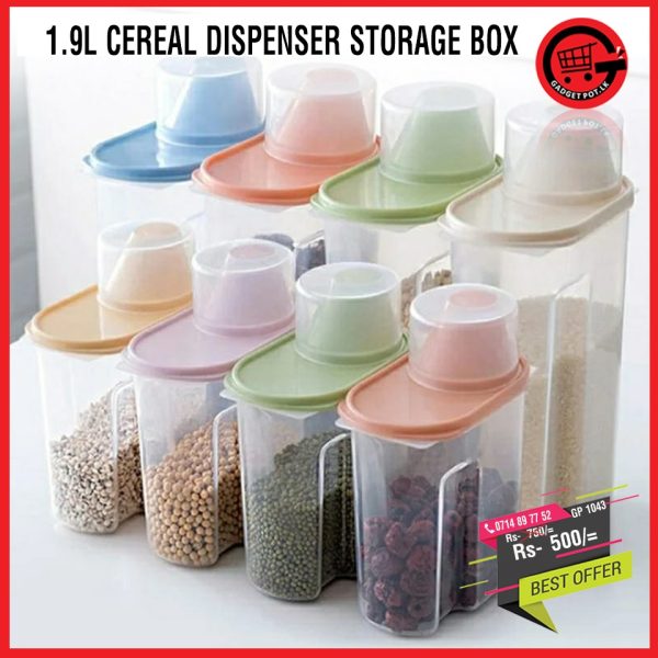 1.9L CEREAL DISPENSER STORAGE BOX GP 1043 1 600x600