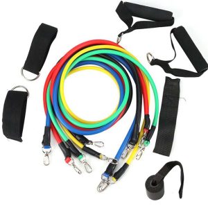 11 Pcs pull rope latex resistance bands copy 300x300
