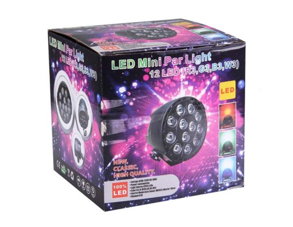 12 LED PAR LIGHT STAGE LIGHT BOX 