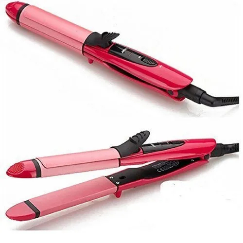 2 in 1 hair straightener and curler hair straightening straighteners and curler pink 500x500 1