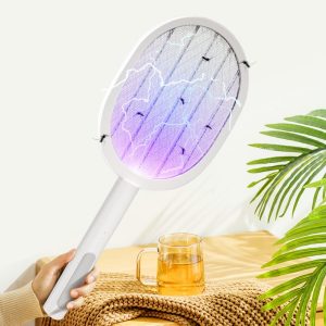2 in 1USB Rechargeable Mosquito Killer Racket Electric Mosquito Swatter 3 300x300