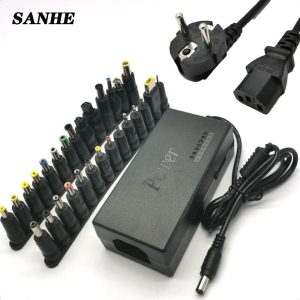 28Pcs Universal Power Adapter 96W 12V To 24V Adjustable Portable Charger For Dell Toshiba Hp Asus 300x300