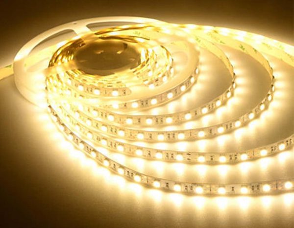 5M LED STRIP ROLL YELLOW 
