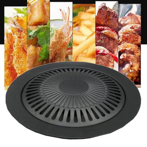 Barbecue Grill Pan Portable Non Stick Stove Plate Outdoor Korean BBQ Roasting Grill Plates Cooking Tool 600x600