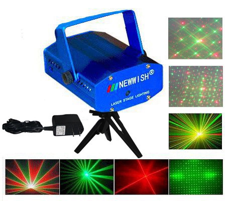 Galactic Cloud Mini Laser Stage Lighting D08 