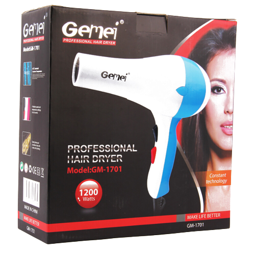 Hair dryer Gemei gm 1701 Blue professional hair dryer styling and drying hair 1200 W Home removebg preview.png