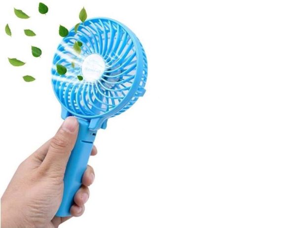 Home__Living RECHARGEABLE HANDY MINI HAND FAN BLUE WITH HAND 600x462