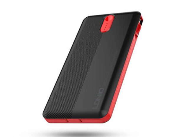 LDNIO PL2014 power Bank 10000 mhA red back 