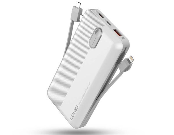 LDNIO PL2014 power Bank 10000 mhA white 