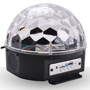 MP3 Bluetooth LED Crystal Magic Ball Light no light front 300x300