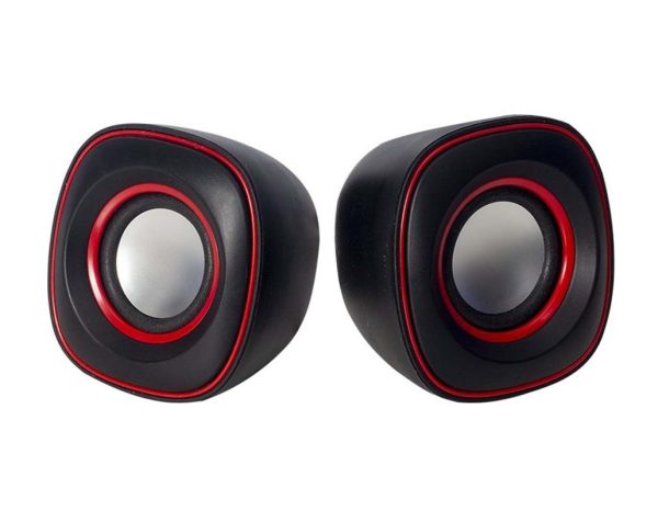 SPEAKER ITEMS 2.0 multimedia speaker red 