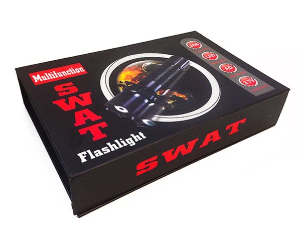 SWAT LED Flashlight Torch BOX 