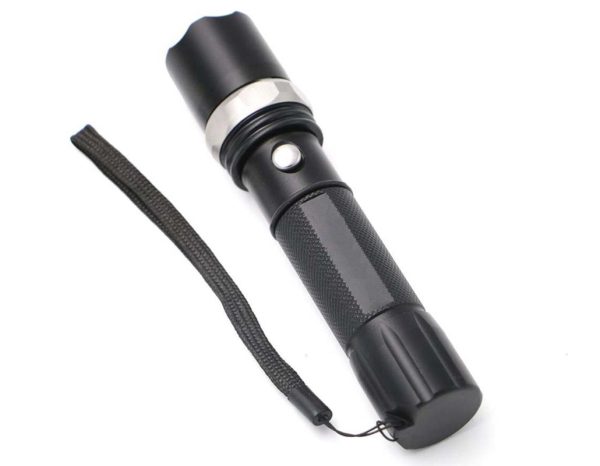 SWAT LED Flashlight Torch TOP VIEW 