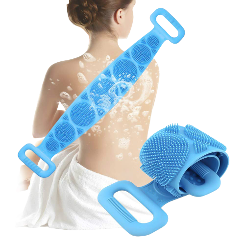 Silicone Body Scrubber Bath Shower Towel Back Cleaning Strap Wash Brush Belt Massage Skin Mud Peeling removebg preview.png