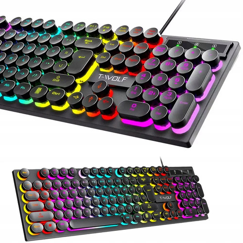 T80PunkRetroKeyboardBlack GearUpZA2