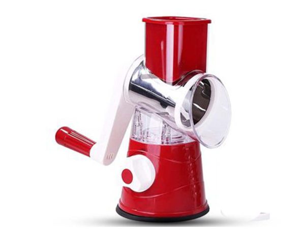 Tabletop Drum Grater red 