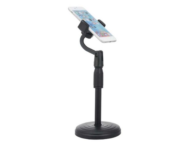 micro phone stand with phone 
