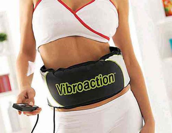 vibroaction massager slimming weight loss belt girl 