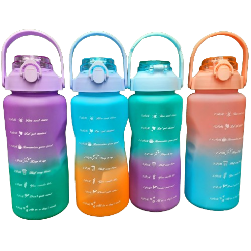 2 Liters Motivational Drinking Bottle
