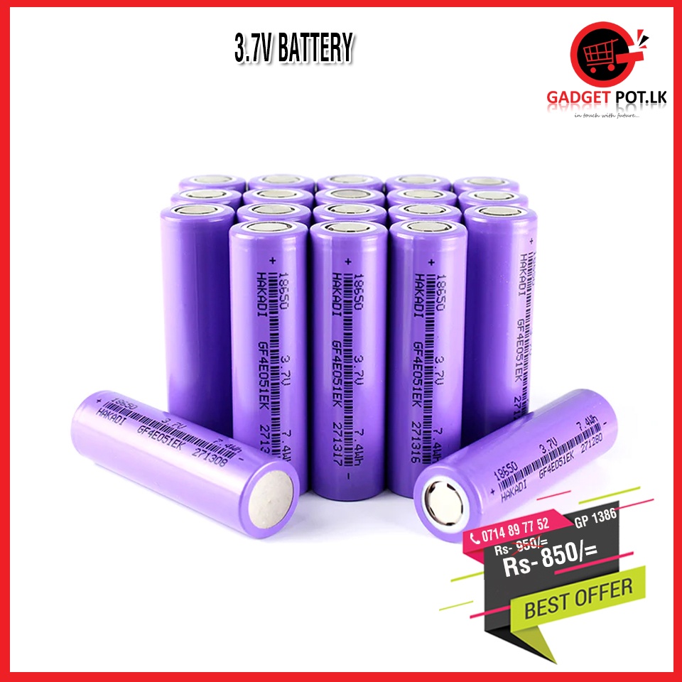Power Bank Rechargeable Battery 18650 3.7V