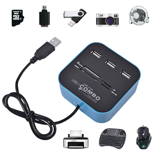 HUB 2.0  Card Reader Combo