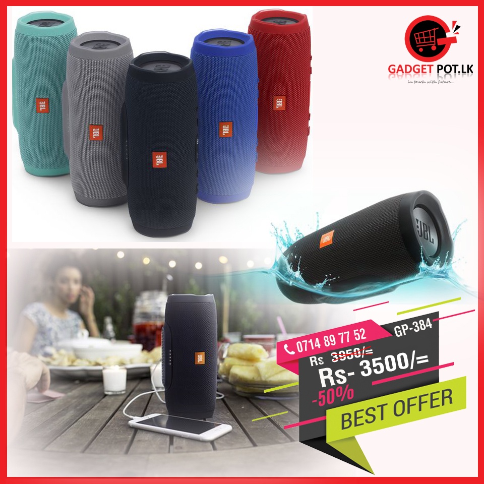 JBL CHARGE 3 Bluetooth Speaker