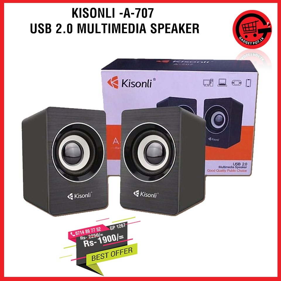 KISONLI -A-707 USB 2.0 Multimedia Speaker