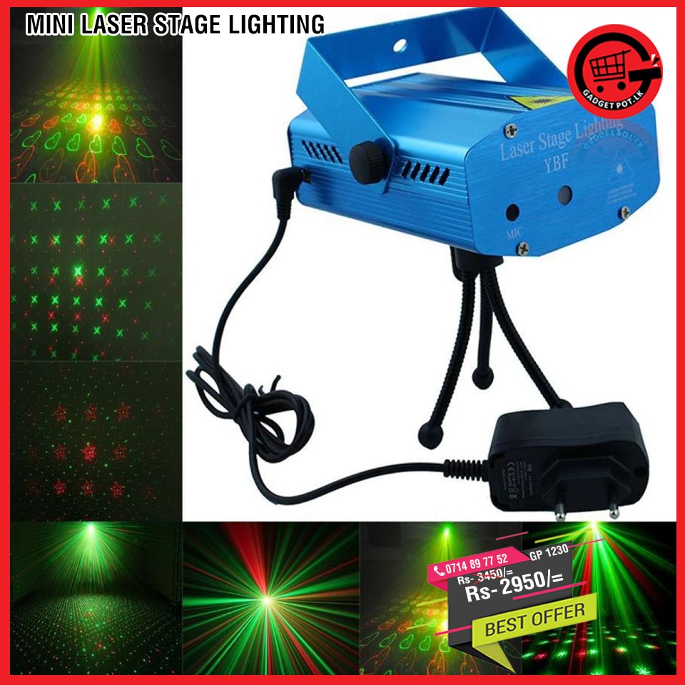Stage Lighting Mini R&G Laser Projector