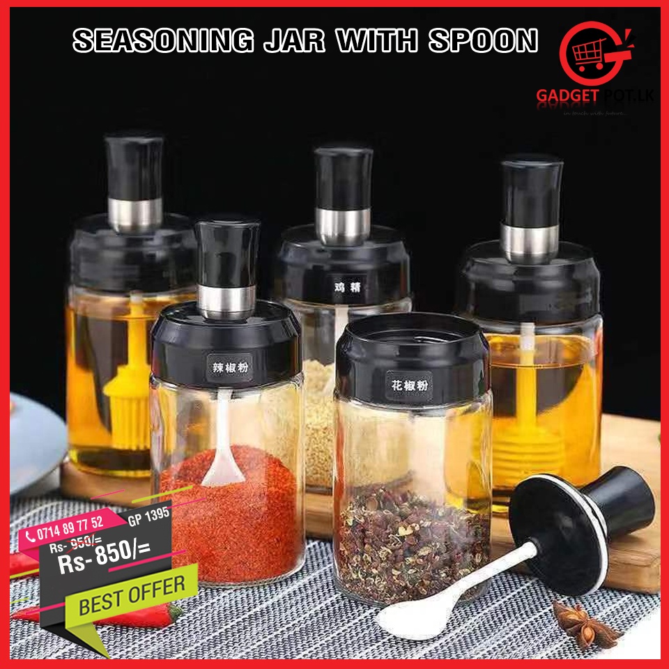 Seasoning Jar With Spoon