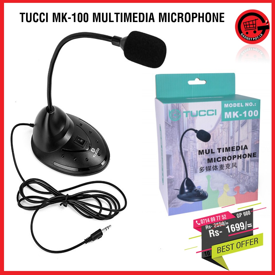 Microphone Tucci MK-100 FOR online meeting ZOOM,TEAMS,SKYPE
