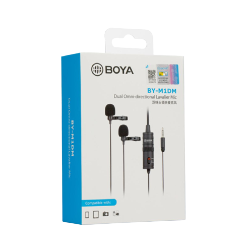 Boya BM-M1DM Dual Lavalier Microphone