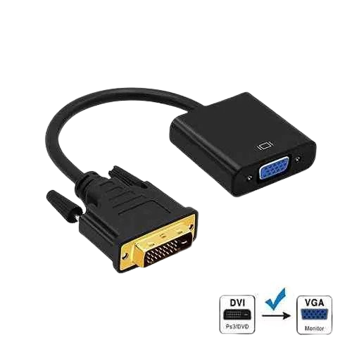 DVI TO VGA ADAPTER WAWPI MALE To FEMALE