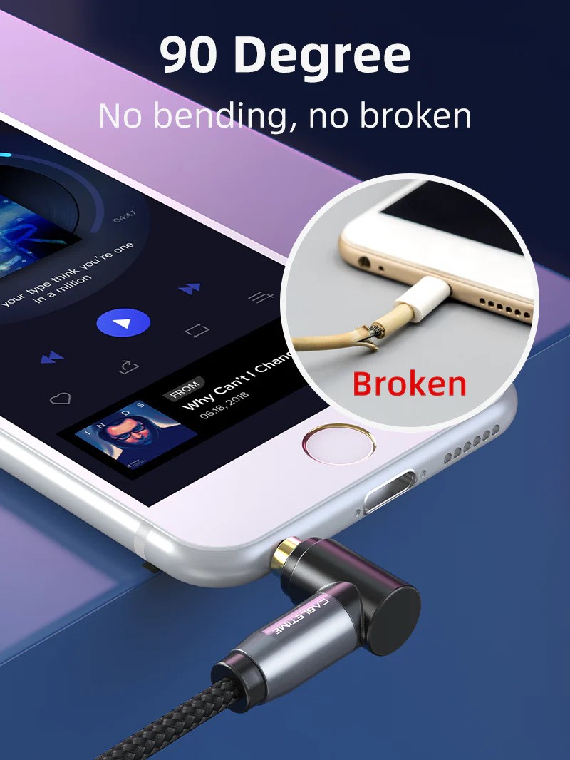 RIGHT ANGLE AUX Cable