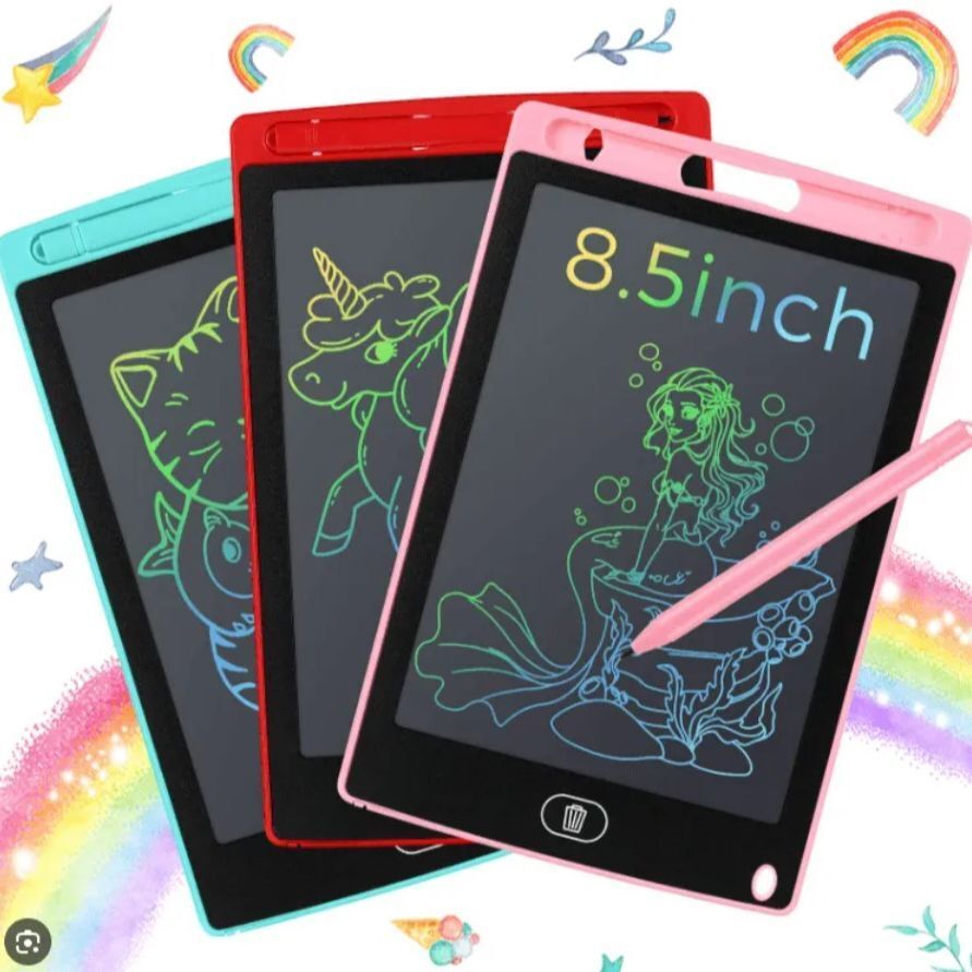 8.5 LCD Writing Tablet Multicolor
