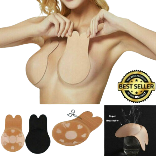 Invisible Self Adhesive Push Up Bra Deep V Breast Lifting Silicone Nipple Cover